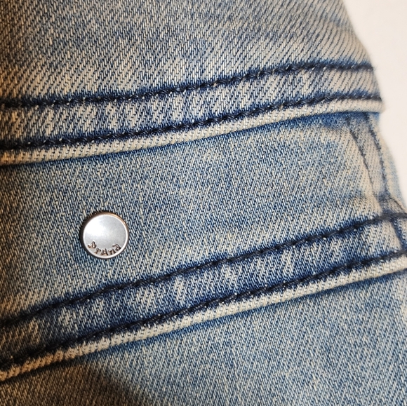 NWT Prana Stretch Denim Dusted Blue Broadway Jean Skirt Women's Size 4 - Picture 4 of 14